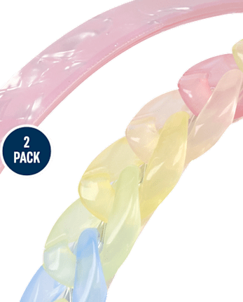 Girls Braided Headband 2-Pack