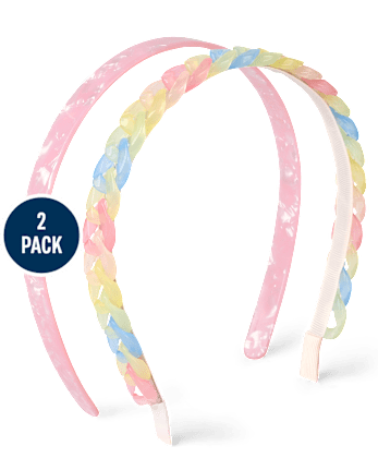 Girls Braided Headband 2-Pack