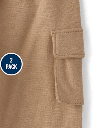 Pantalons de jogging cargo pour bébé garçon (lot de 2)