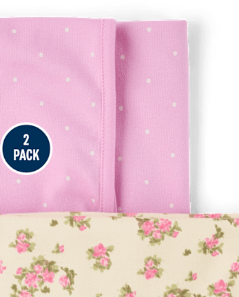 Baby Girls Floral Swaddle Blanket 2-Pack