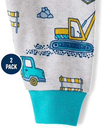 Baby And Toddler Boys Daddy's Little Helper Snug Fit Cotton Pajamas Pack 2-Pack