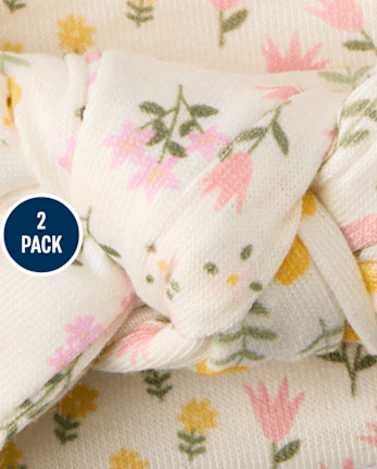 Baby Girls Floral 2-Piece Accessory Set