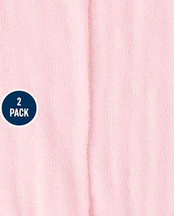Toddler Girls Floral Pointelle Tights 2-Pack