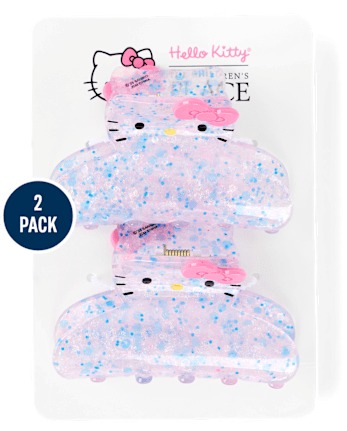 Girls Hello Kittyâ¢ Claw Clip 2-Pack