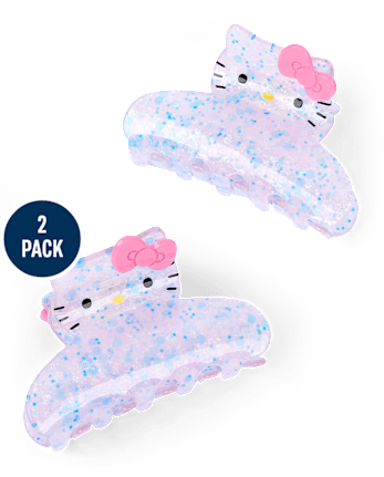 Girls Hello Kittyâ¢ Claw Clip 2-Pack