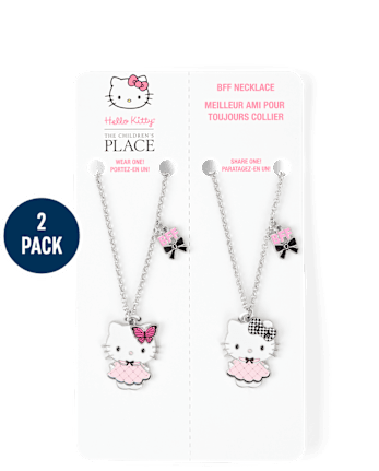 Girls Hello Kitty® BFF Necklace 2-Pack