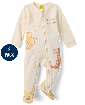 Baby Winnie The Poohâ¢ Coverall 2-Pack