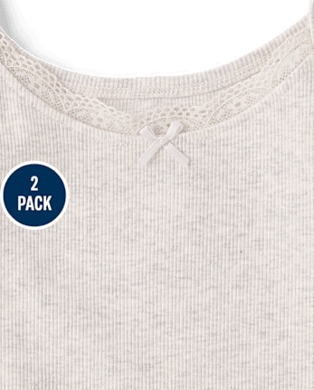 Girls Heart Cami 2-Pack