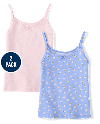 Girls Floral Cami 2-Pack