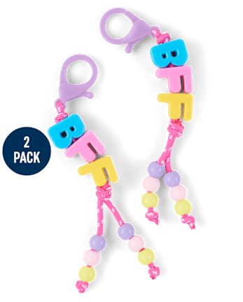 Girls BFF Bag Charm 2-Pack