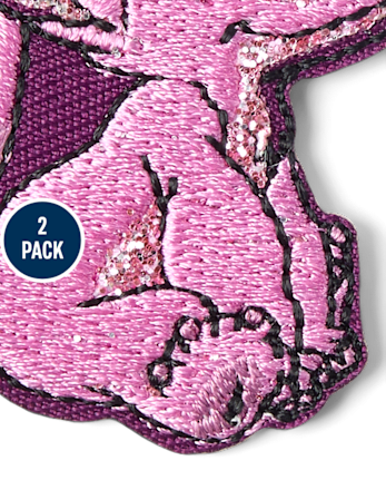 Girls Stitch™ Embroidered Patch 2-Pack