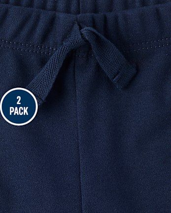 Baby Boys Construction Truck Pants 2-Pack
