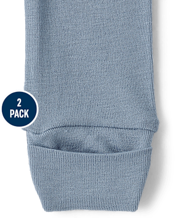 Baby Boys Bear Sleep And Play 2-Pack - Super Soft