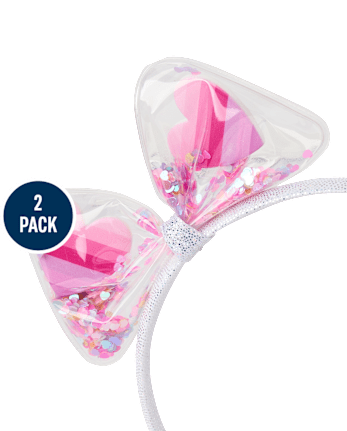 Girls Shakey Glitter Headband 2-Pack