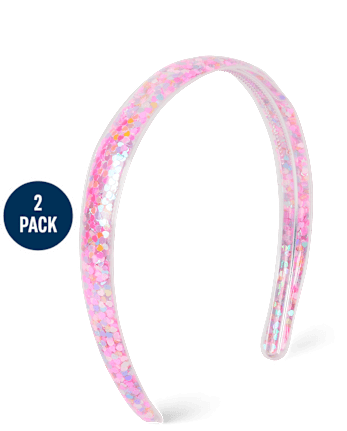 Girls Shakey Glitter Headband 2-Pack