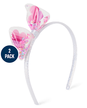 Girls Shakey Glitter Headband 2-Pack