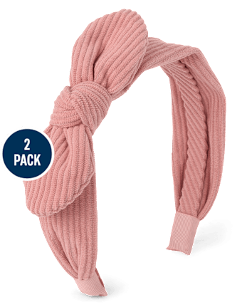 Girls Bow Headband 2-Pack