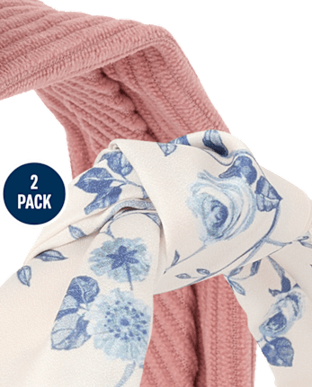 Lot de 2 bandeaux à nœud pour filles