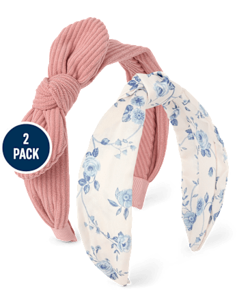 Girls Bow Headband 2-Pack