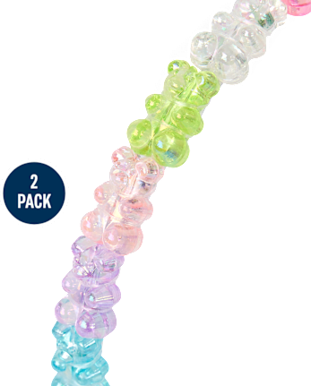 Girls Iridescent Beaded Headband 2-Pack