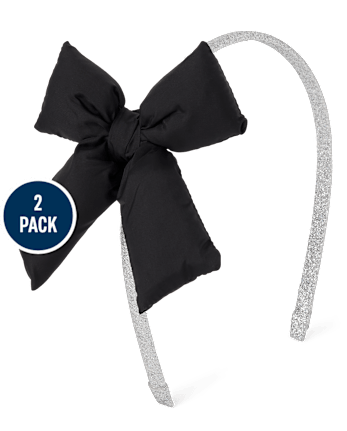 Toddler Girls Bow Headband 2-Pack