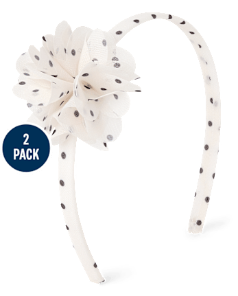 Toddler Girls Bow Headband 2-Pack