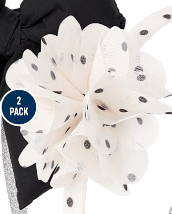 Toddler Girls Bow Headband 2-Pack