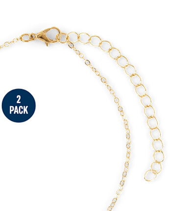 Girls Shakey Bear BFF Necklace 2-Pack - MULTI CLR