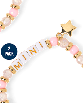 Girls Mommy And Me Beaded Bracelet 2-Pack