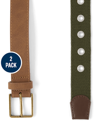 Boys Belt 2-Pack