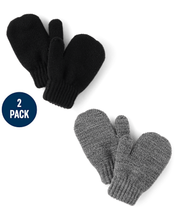 Toddler Mittens 2-Pack