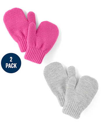 Toddler Mittens 2-Pack