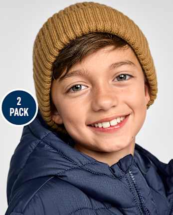 Boys Beanie 2-Pack