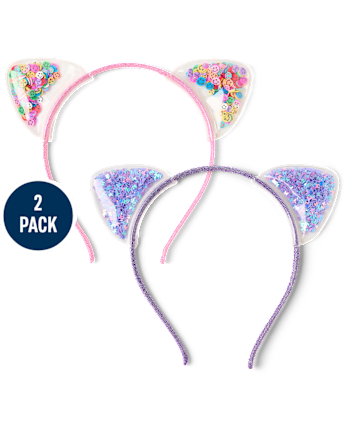 Girls Shakey Cat Ear Headband 2-Pack