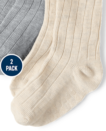 Girls Bow Boot Socks 2-Pack