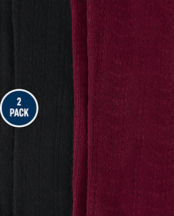 Girls Pointelle Boot Socks 2-Pack