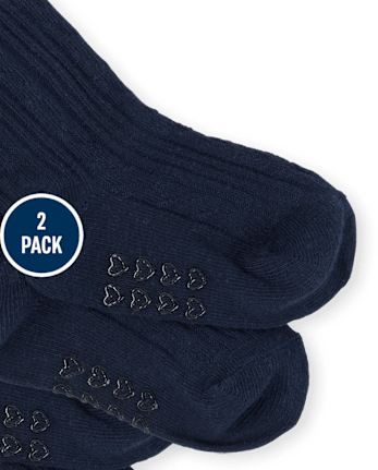 Girls Cable Knit Tights 2-Pack