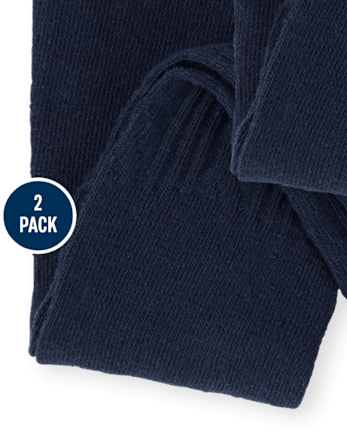 Girls Cable Knit Tights 2-Pack