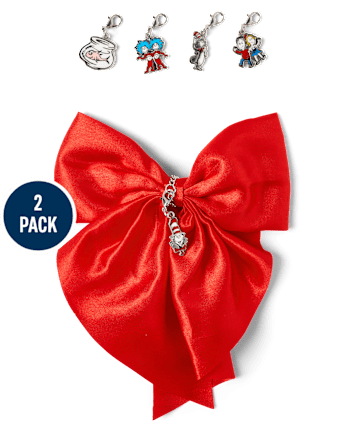 Girls Dr. Seuss Cat In The Hat™ Bow Hair Clip - MULTI CLR