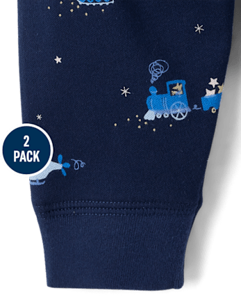 Baby Boys Vehicle Pants 2-Pack - TIDAL