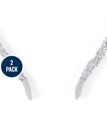 Girls Tinsel Cat Ear Headband 2-Pack - MULTI CLR