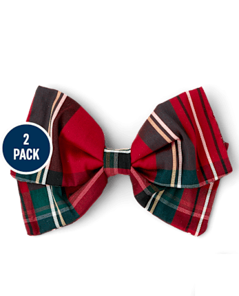 Toddler Girls Bow Hair Clip 2-Pack - MULTI CLR