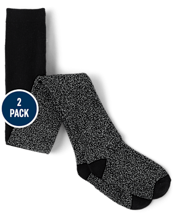 Collants brillants pour bébés et petites filles (lot de 2) - GOLD