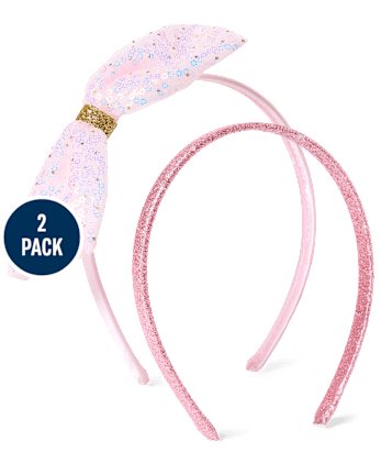 Girls Bow Headband 2-Pack