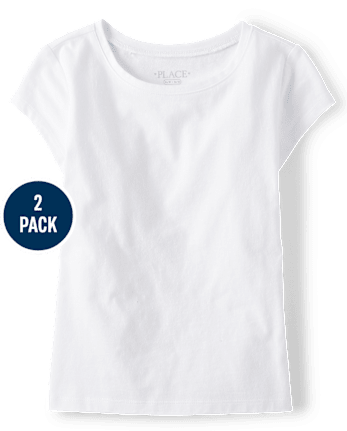 Paquete de 2 camisetas para niña