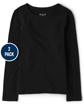 Paquete de 2 camisetas para niña