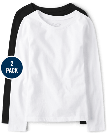 Paquete de 2 camisetas para niña
