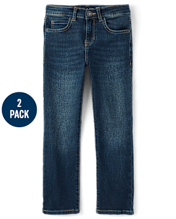 Boys Straight Jeans 2-Pack