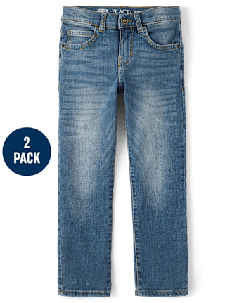 Boys Straight Jeans 2-Pack