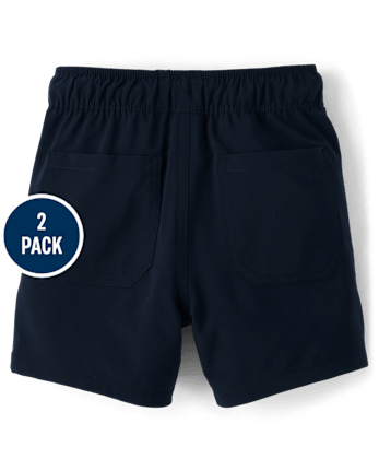 Shorts deportivos sin cierres de secado rápido para bebés y niños pequeños